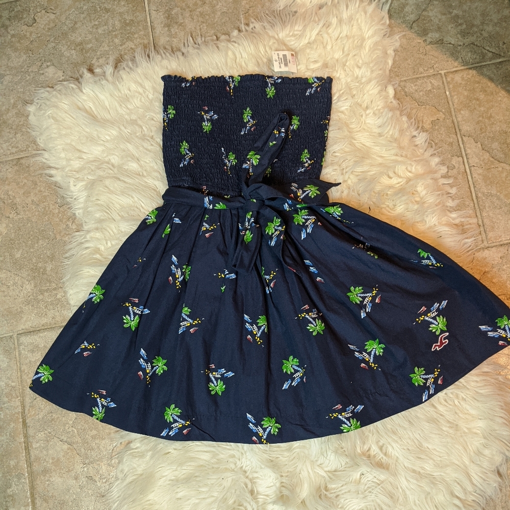 Hollister Navy blue dress